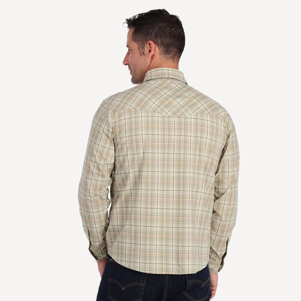 Рубашка Simms Brackett LS Shirt (Мужской; M (41-42); Sage Window Plaid)